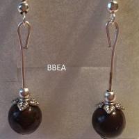 Boucles d oreilles jaspe brechia 2 1