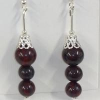 Boucles d oreilles jaspe brechia 3 