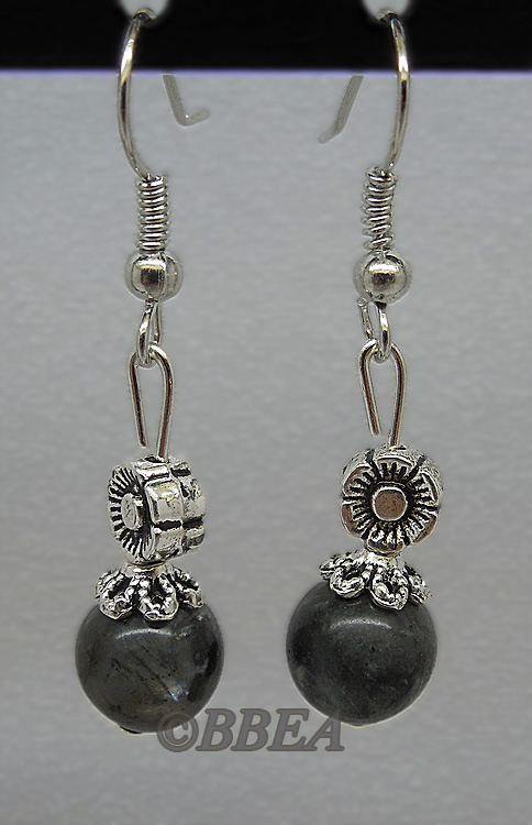 Boucles d oreilles labradorite 3689