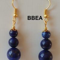 Boucles d oreilles lapis lazuli 1