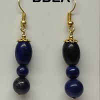 Boucles d oreilles lapis lazuli 2 