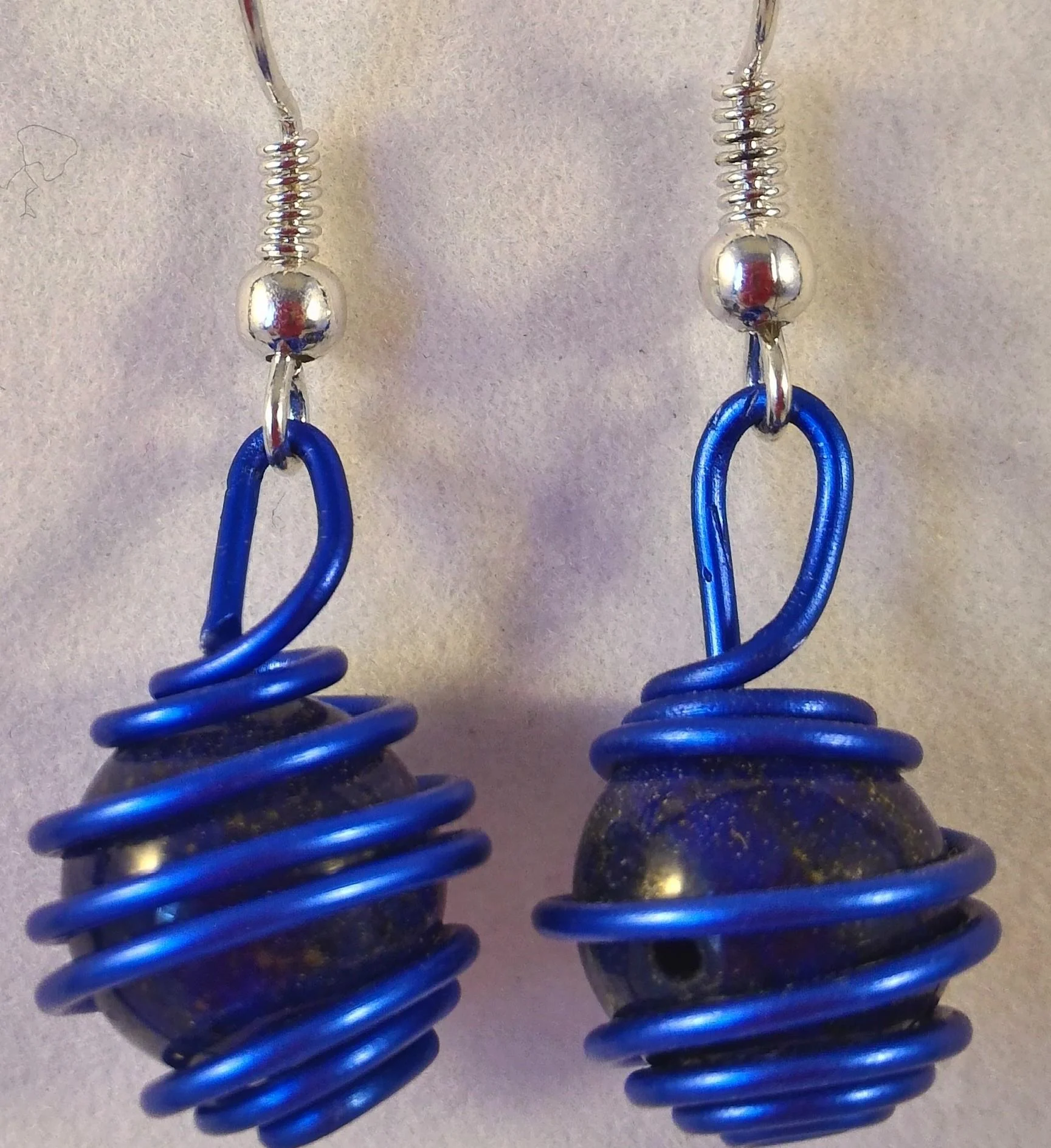 Boucles d oreilles lapis lazuli 26