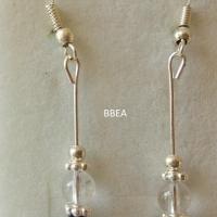 Boucles d oreilles obsidienne neige 1 