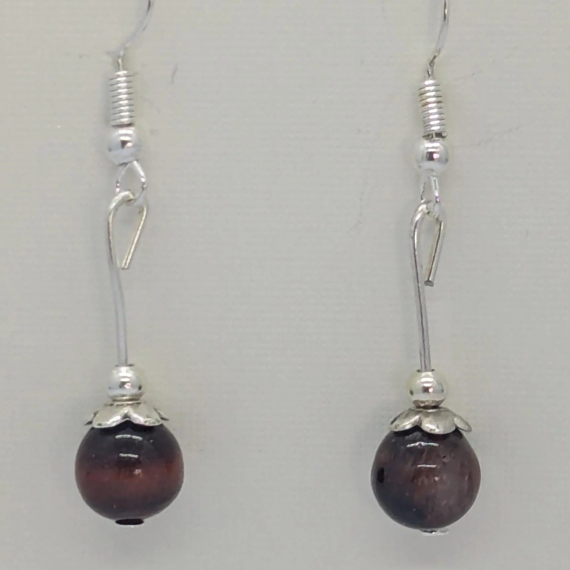 Boucles d oreilles oeil de taureau 2 2
