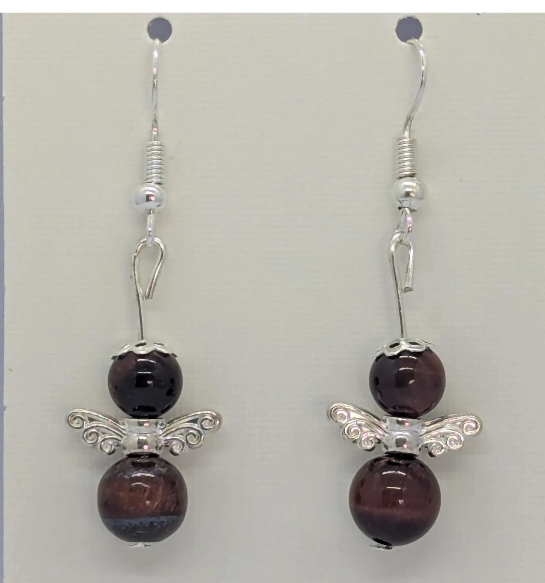 Boucles d oreilles oeil de taureau 3 1
