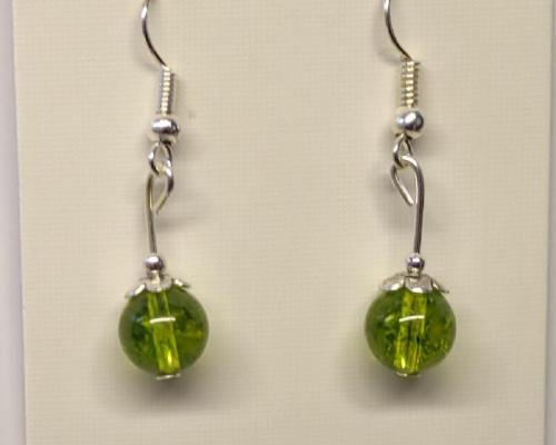 Boucles d oreilles peridot