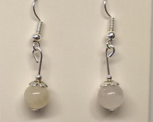 Boucles d oreilles pierre de lune