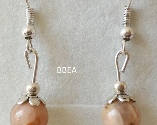 Boucles d oreilles pierre de soleil 4
