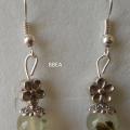 Boucles d oreilles prehnite