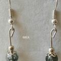 Boucles d oreilles quartz lodolite 2