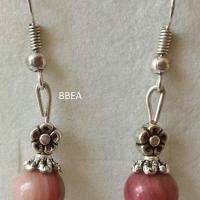 Boucles d oreilles rhodocrosite 7 