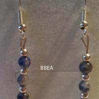 Boucles d oreilles sodalite 2 1