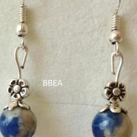 Boucles d oreilles sodalite 5 1