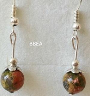 Boucles d oreilles unakite 2 1