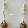 Boucles d oreilles unakite 2 
