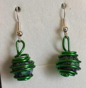 Boucles d oreilles zoizite 1 1