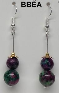 Boucles d oreilles zoizite 2