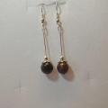 Boucles grenat 2