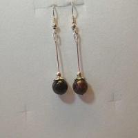 Boucles grenat 2 