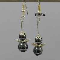 Boucles hematite 6 