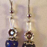 Boucles lapis lazuli 1 