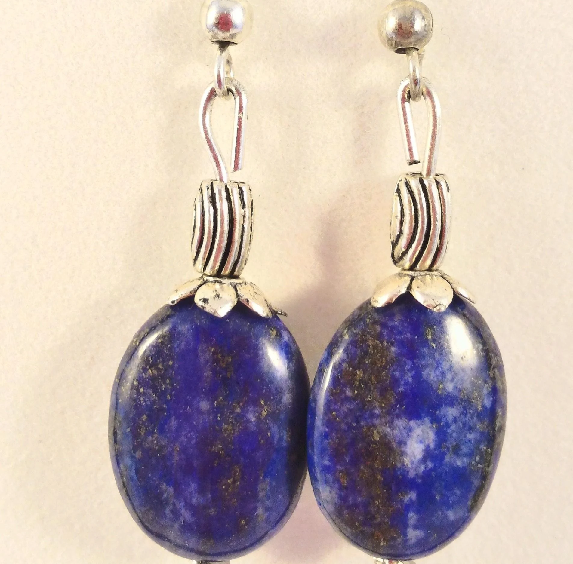 Boucles lapis lazuli 4 2
