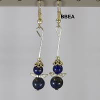 Boucles lapis lazuli