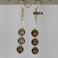 Boucles quartz fume 1 1