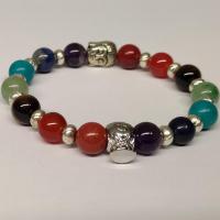 Bracelet 7 chakras 11 