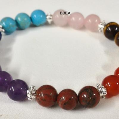 Bracelet 7 chakras 5 