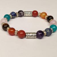 Bracelet 7 chakras 9 