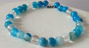 Bracelet agate bleue 3