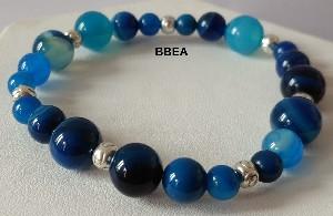 Bracelet agate bleue 5