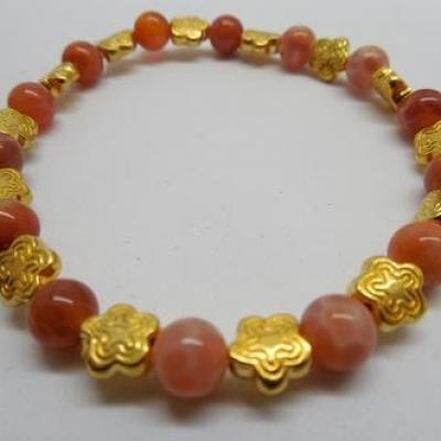 Bracelet agate de feu 2 