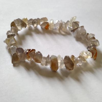 Bracelet agate grise chips