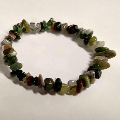 Bracelet agate mousse 2
