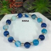 Bracelet agate teintee bleue 1 1