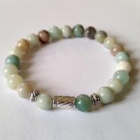 Bracelet amazonite homme 1 