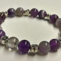 Bracelet amethyste 14 