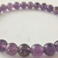 Bracelet amethyste 8 mm 12 