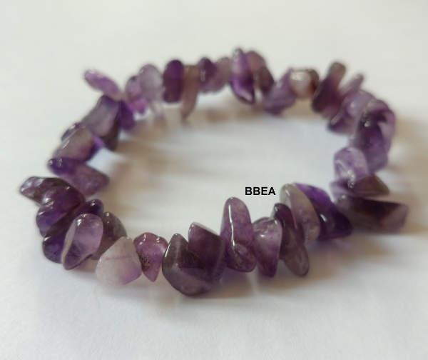 Bracelet amethyste chips 3