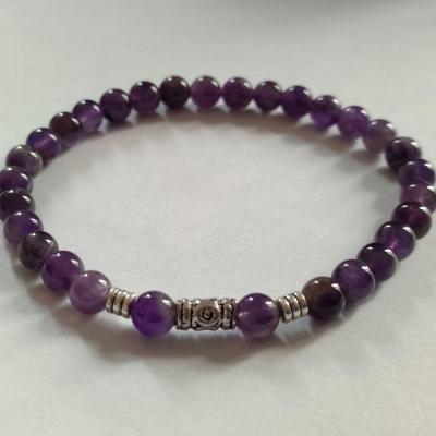Bracelet amethyste homme 2 