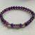 Bracelet amethyste homme 2
