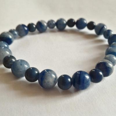 Bracelet aventurine bleue 1 