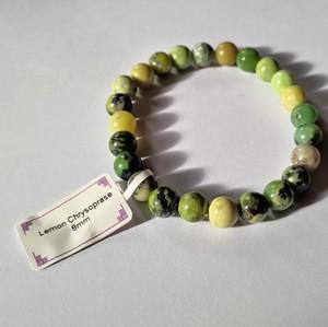 Bracelet chrysoprase 1