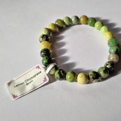 Bracelet chrysoprase