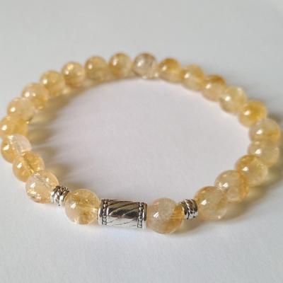 Bracelet citrine homme