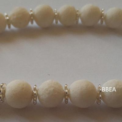 Bracelet corail blanc