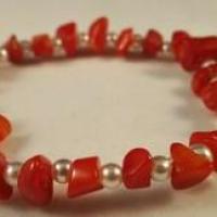 Bracelet corail chips 2 