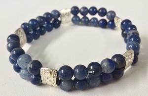 Bracelet double aventurine bleue 1